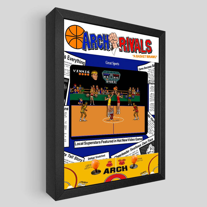 Arch Rivals Shadowbox Art