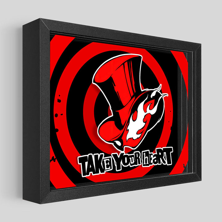 P5R Calling Card Shadowbox Art