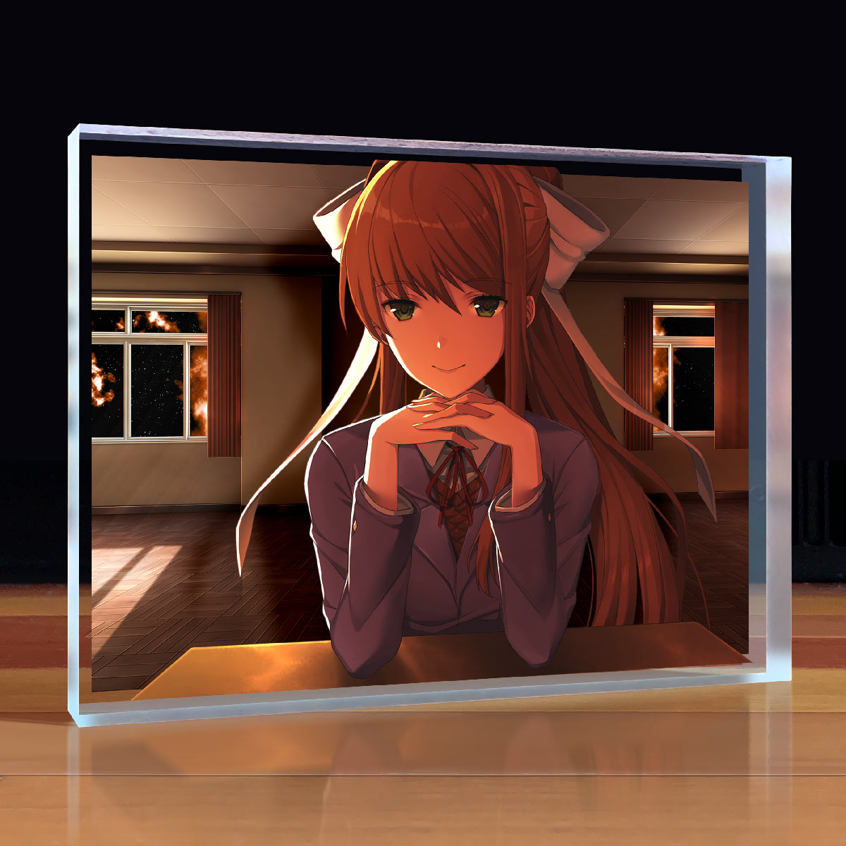 Doki Doki Literature Club Monika Desktop Art