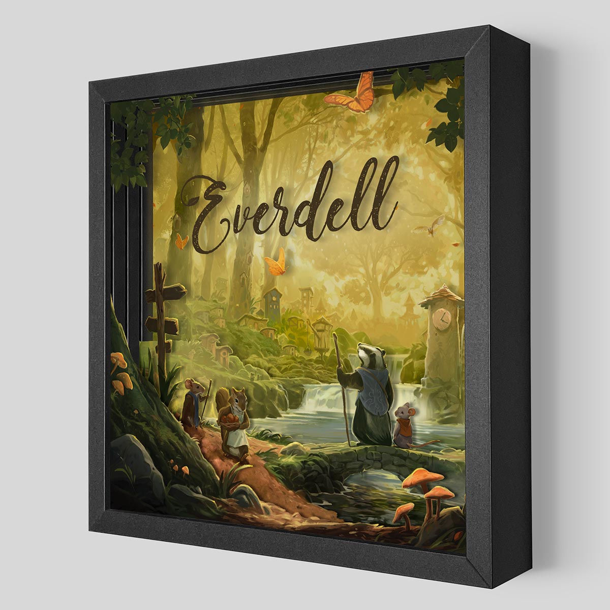 Everdell Shadowbox Art