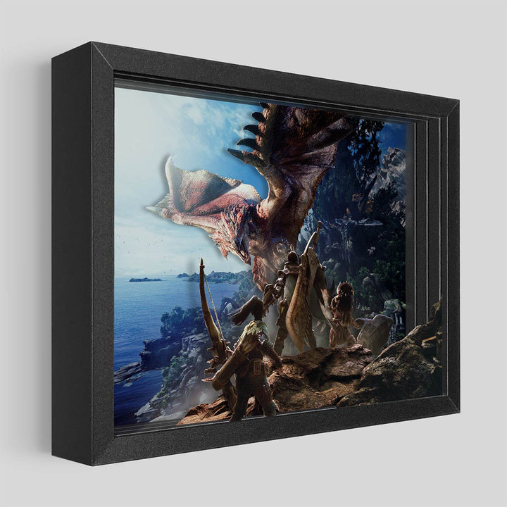 Monster Hunter: World Shadowbox Art