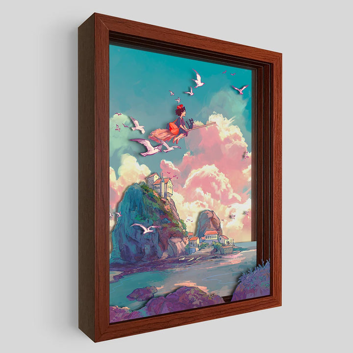 Delivery Service Shadowbox Art