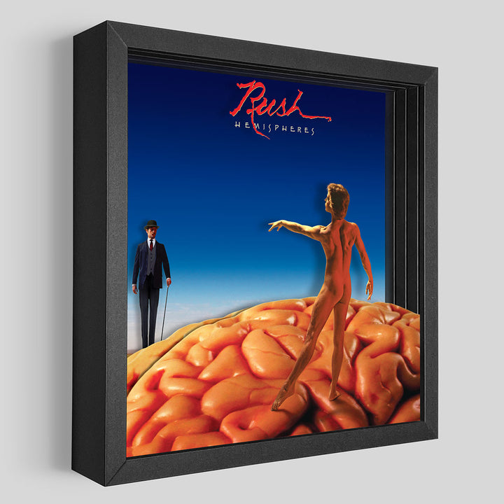 Rush Hemispheres Shadowbox Art