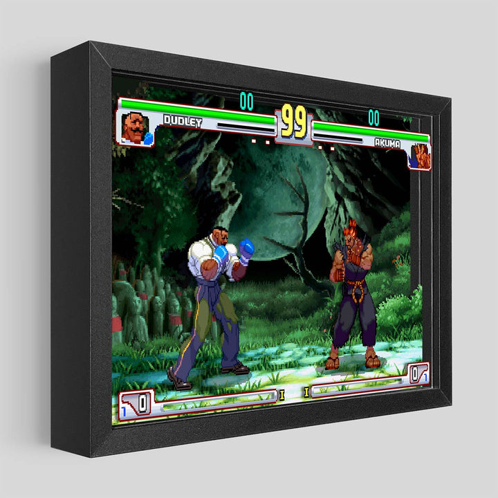 Street Fighter III : 3rd Strike - Dudley vs. Akuma Shadowbox Art