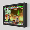 Street Fighter III : 3rd Strike - Yun vs. Makoto Shadowbox Art