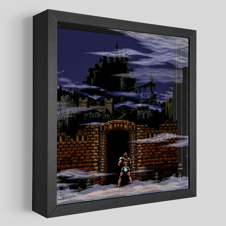 Super Castlevania IV Shadowbox Art