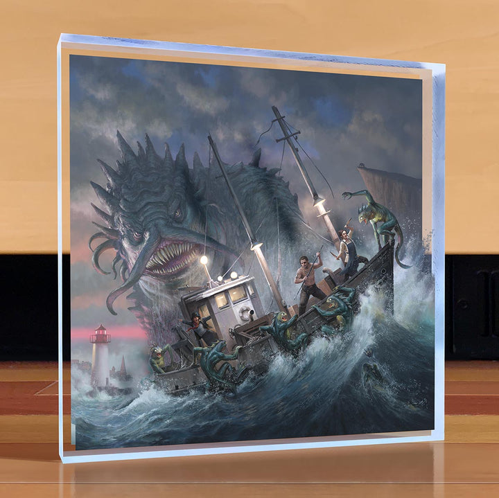 Under Dark Waves Desktop Art