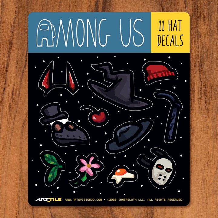 Among Us: Art Tile Crewmate Decals - Hats