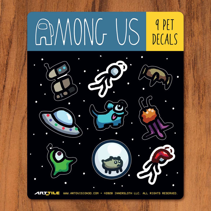 Among Us: Art Tile Crewmate Decals - Pets