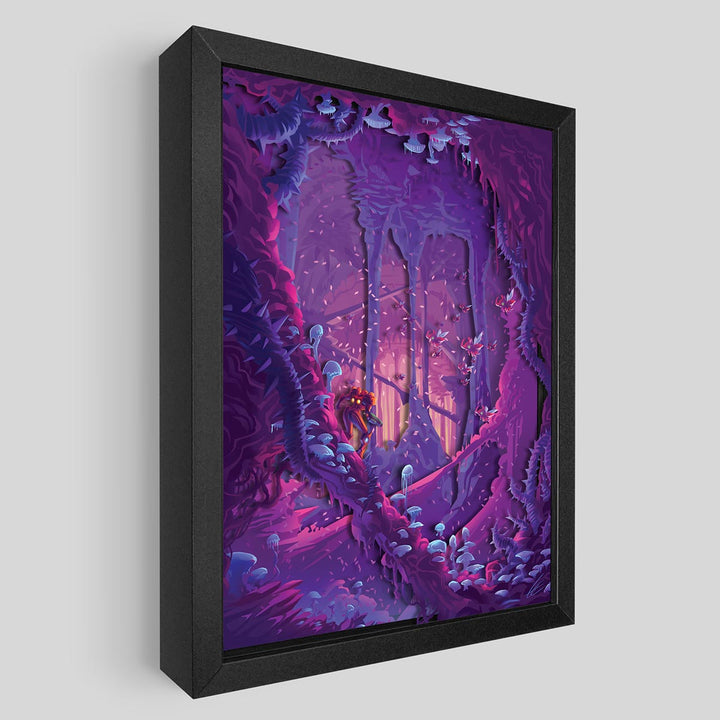 Brinstar Wilderness Shadowbox Art