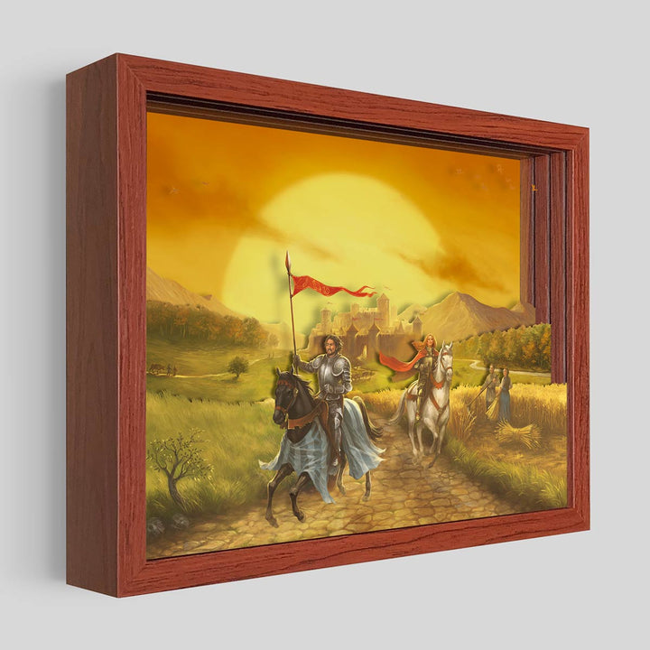 CATAN Cities & Knights Shadowbox Art