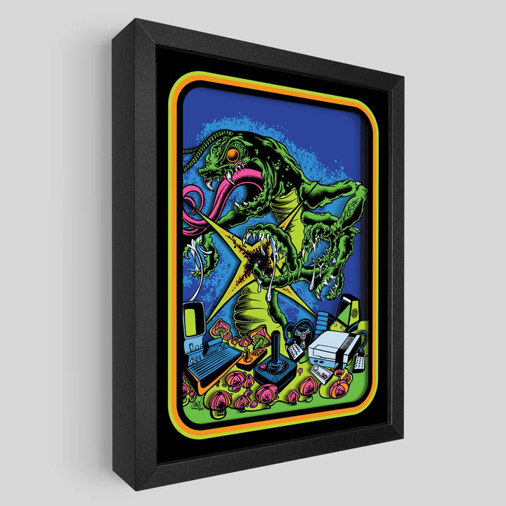 Centipede Shadowbox Art