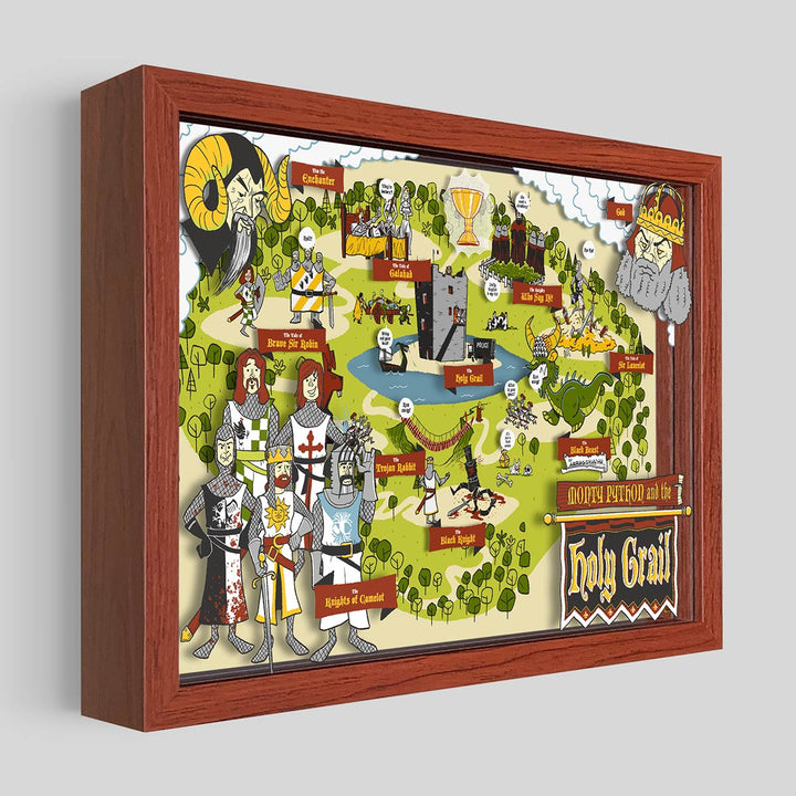 Holy Grail Shadowbox Art