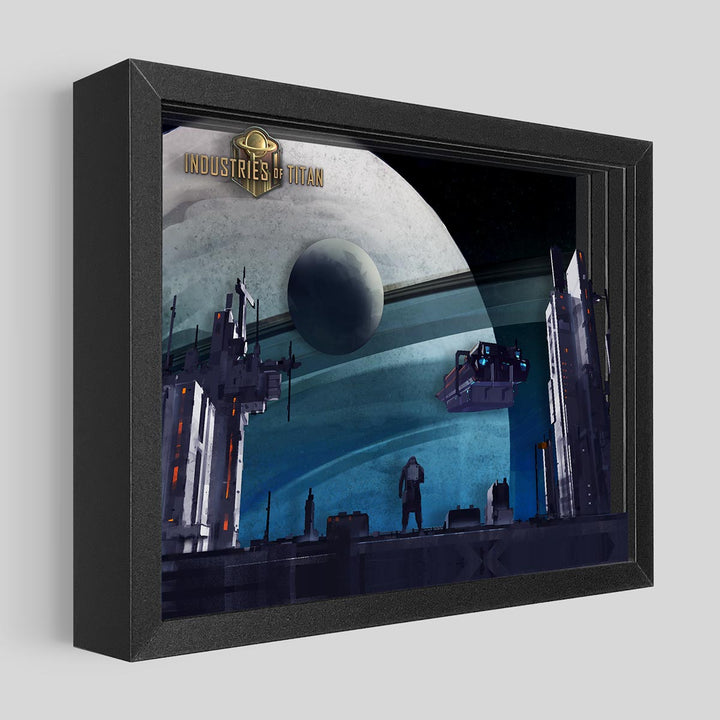 Industries of Titan Shadowbox Art