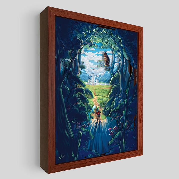 The Journey Begins Shadowbox Art
