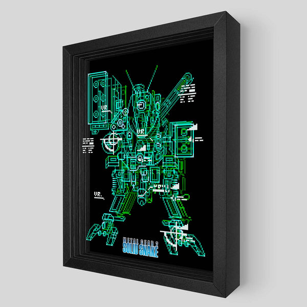 Metal Gear D Shadowbox Art | Artovision