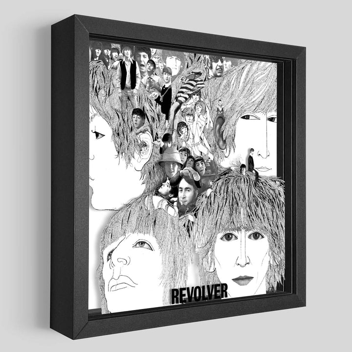 The Beatles Revolver Shadowbox Art