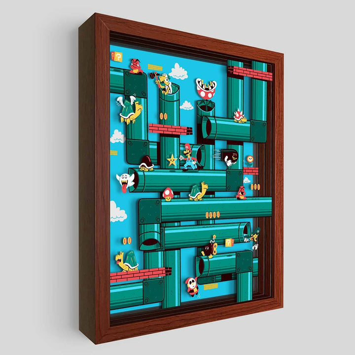 Pipe Dreams Shadowbox Art