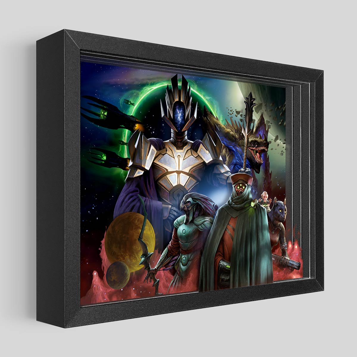 Twilight Imperium: Prophecy of Kings Shadowbox Art