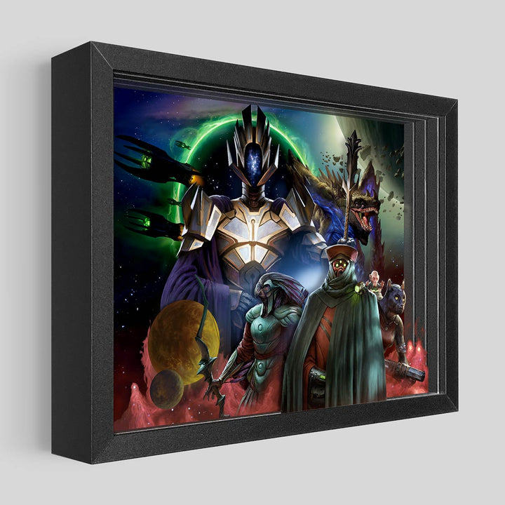 Twilight Imperium: Prophecy of Kings Shadowbox Art