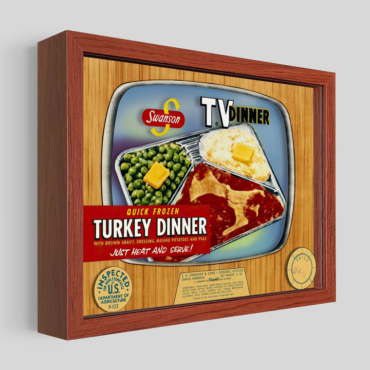 TV Dinner Shadowbox Art