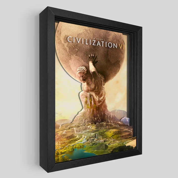 Sid Meier's Civilization VI Shadowbox Art