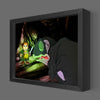 LED Bilbo Meets Gollum Shadowbox Art