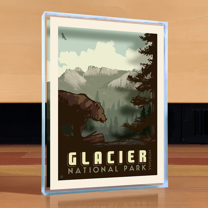 Glacier National Park Desktop Art