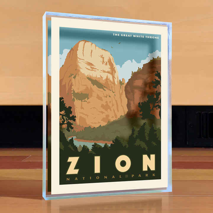Zion National Park Desktop Art