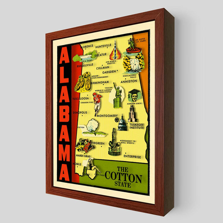 Alabama Shadowbox Art