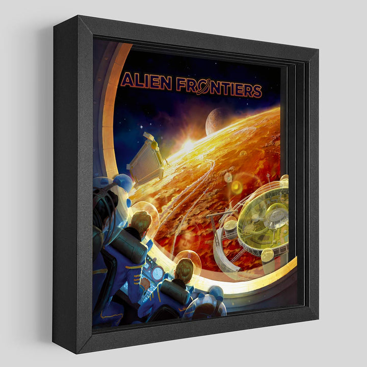 Alien Frontiers Shadowbox Art