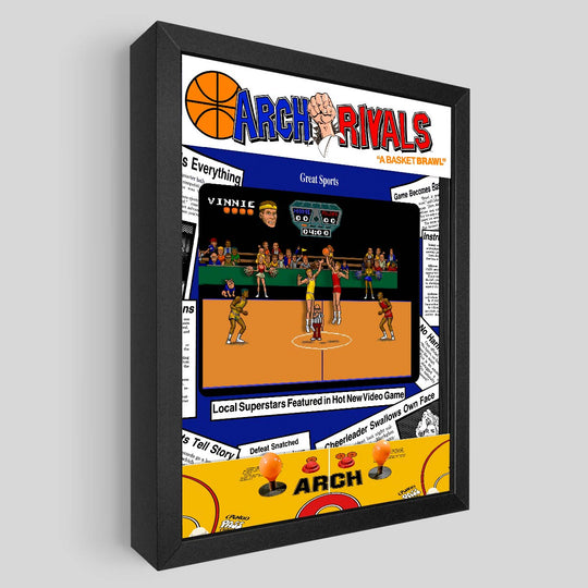 Arch Rivals Shadowbox Art