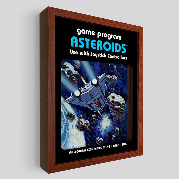 Asteroids Shadowbox Art