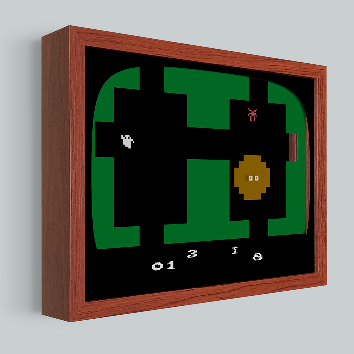 Haunted House Game Shadowbox Art