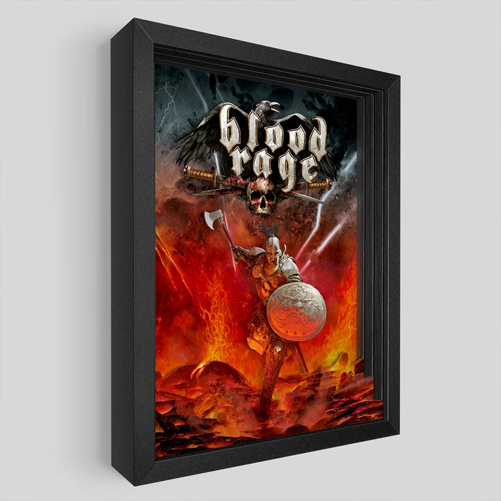 Blood Rage Shadowbox Art
