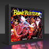 LED Bone Busters Pinball Shadowbox Art