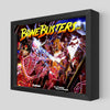 LED Bone Busters Pinball Shadowbox Art