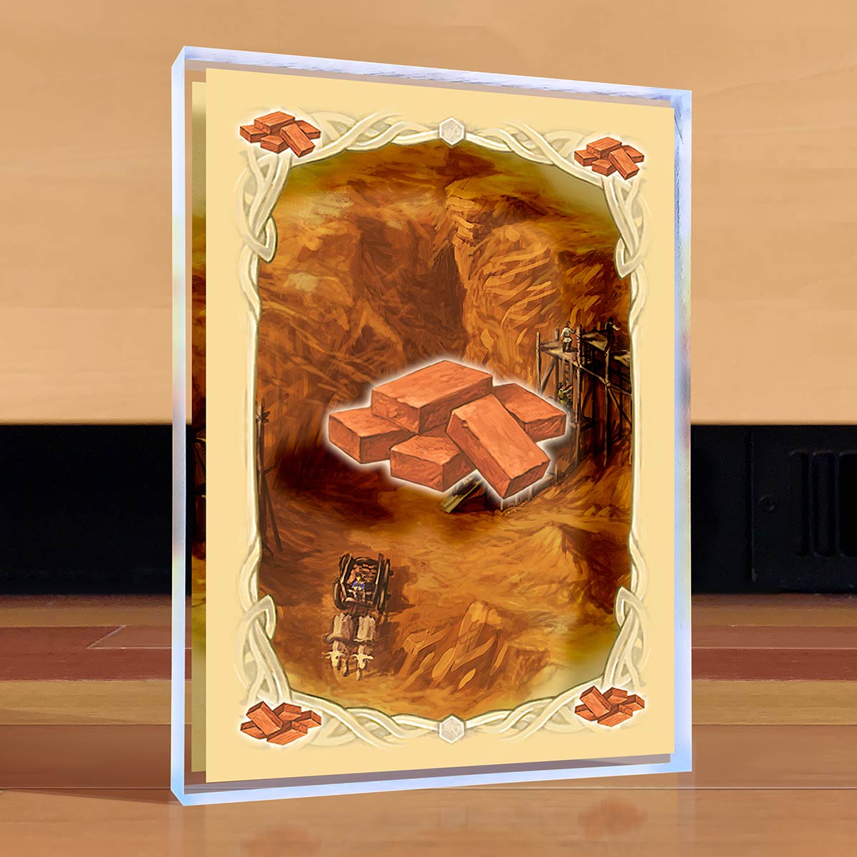 CATAN Brick Desktop Art