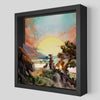 CATAN Dawn of Humankind Shadowbox Art