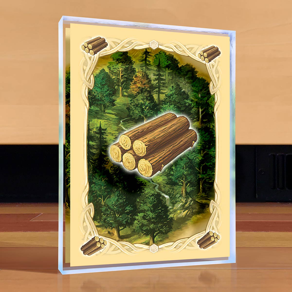 CATAN Lumber Desktop Art