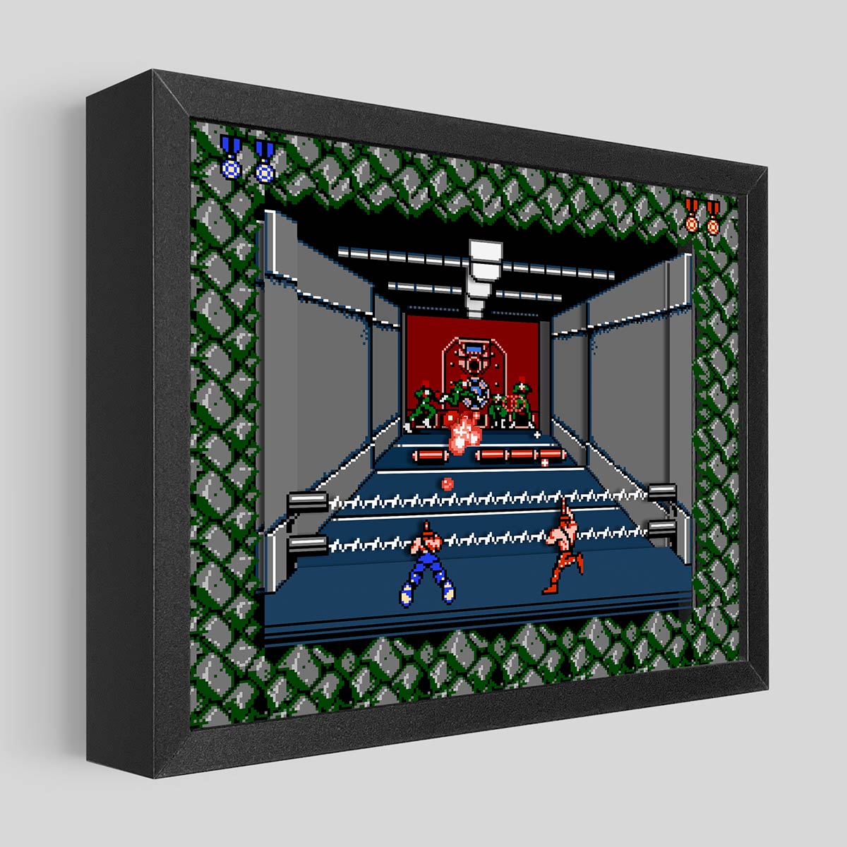 Contra Stage Two Shadowbox Art