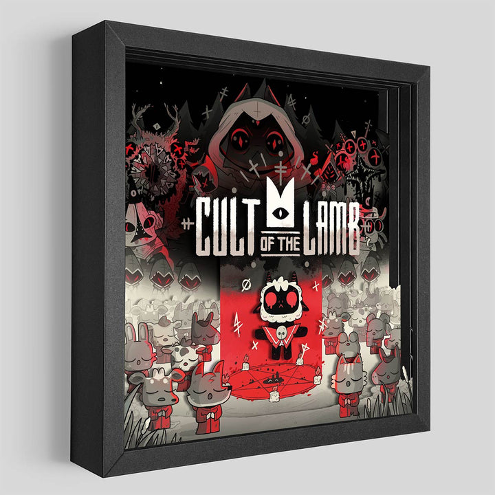 Cult of the Lamb Shadowbox Art