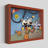 Cuphead Show Shadowbox Art