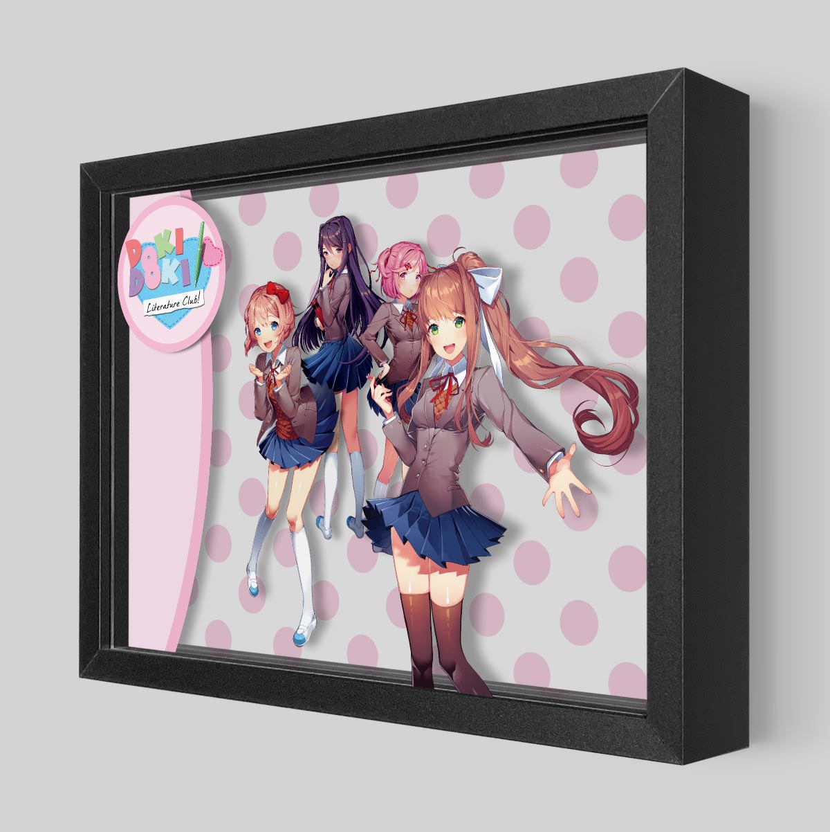 Doki Doki Literature Club Shadowbox Art