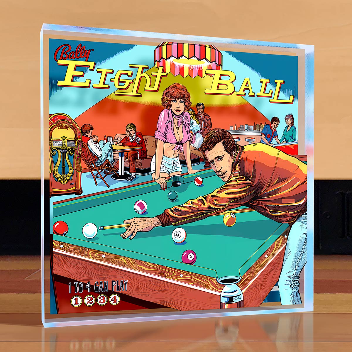 Eight Ball Pinball Desktop Art