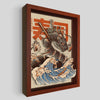 The Great Sushi Dragon Shadowbox Art