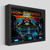 High Speed Pinball Shadowbox Art