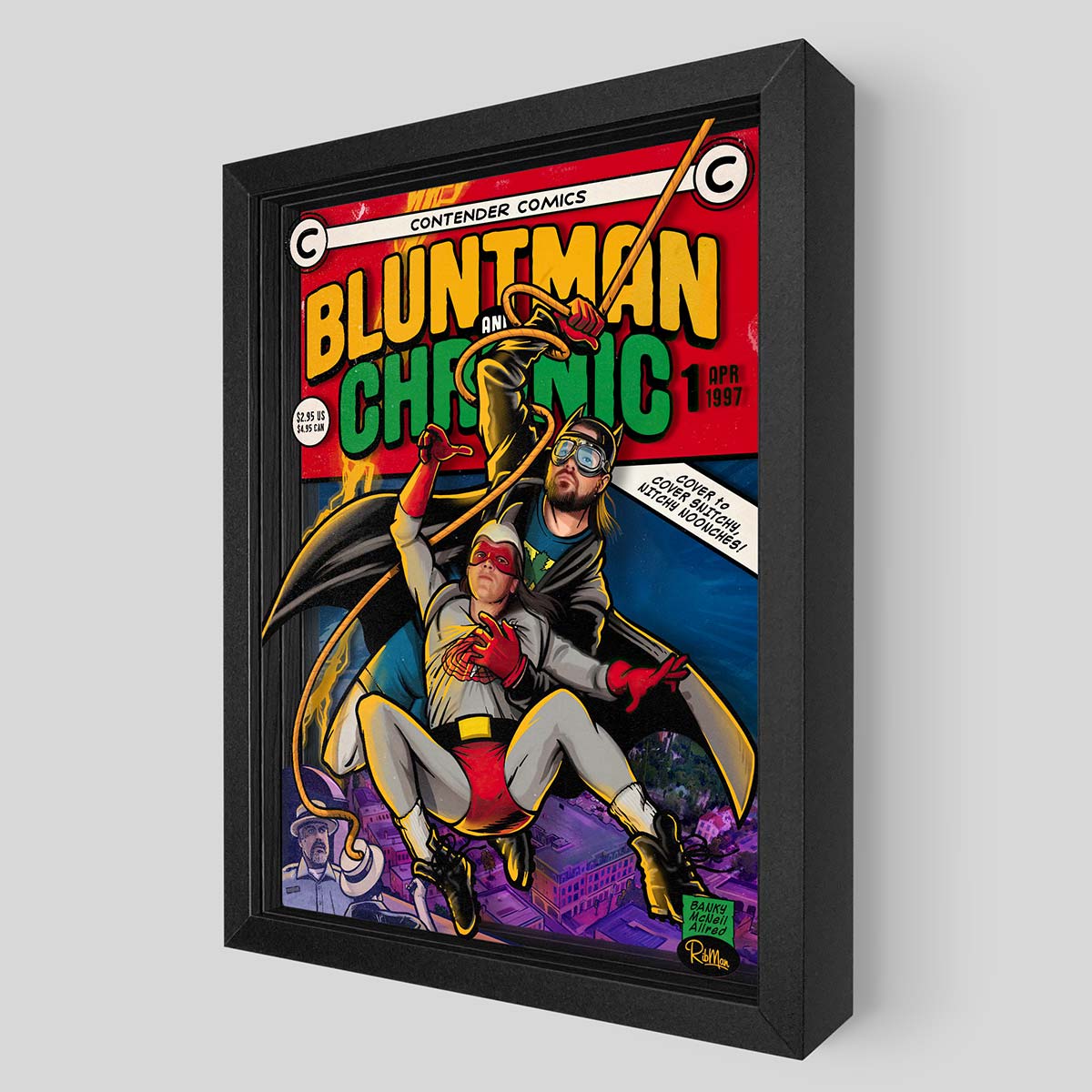 Bluntman & Chronic Shadowbox Art