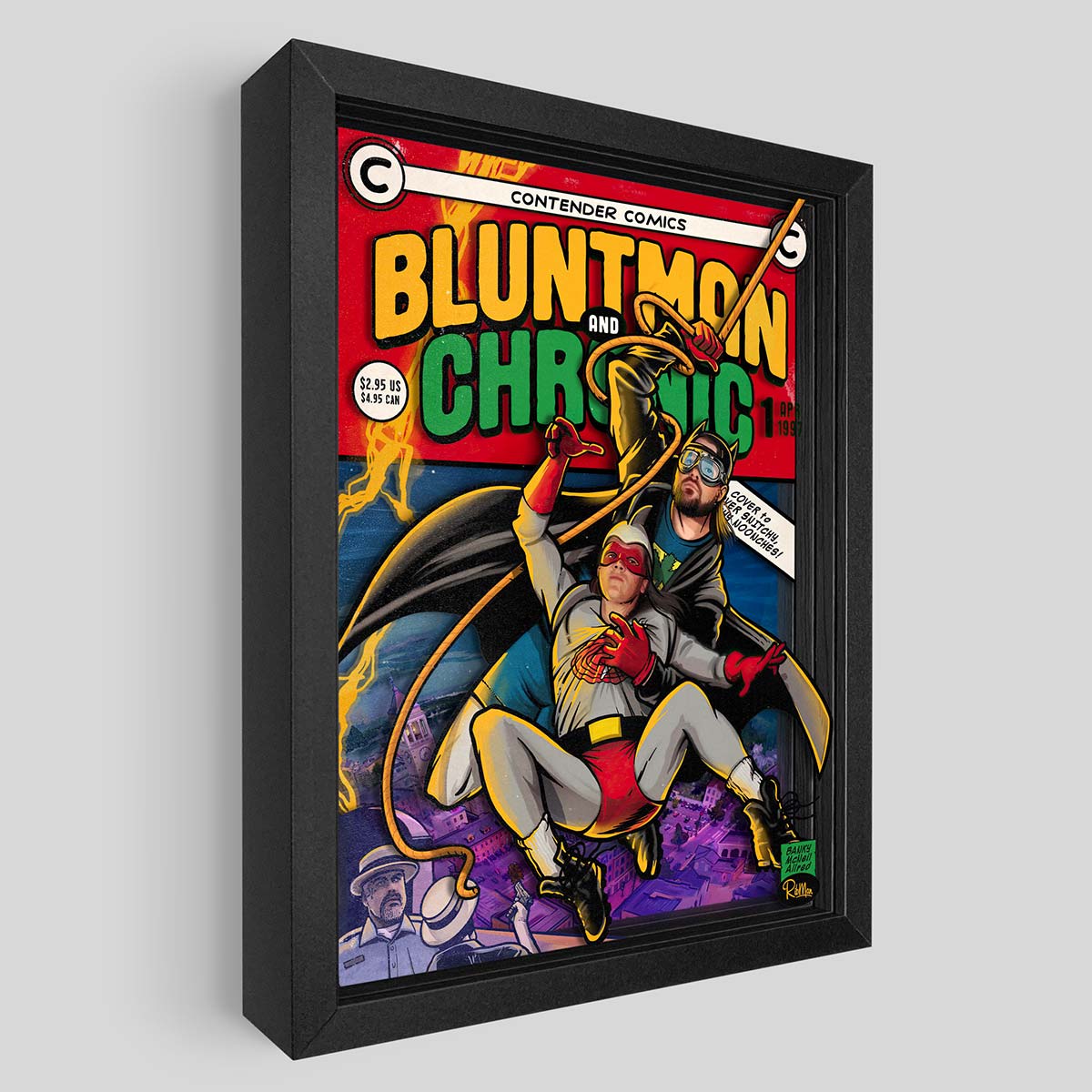 Bluntman & Chronic Shadowbox Art