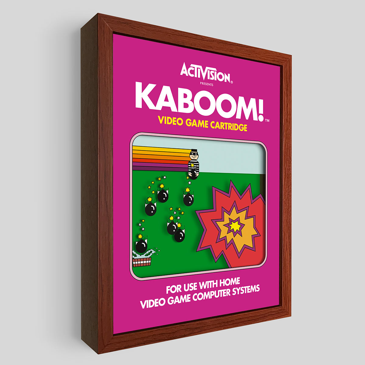 Kaboom Shadowbox Art